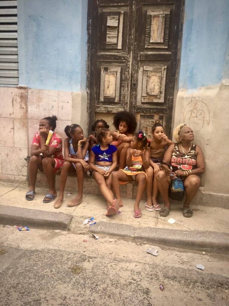 Group of Girls on Porch