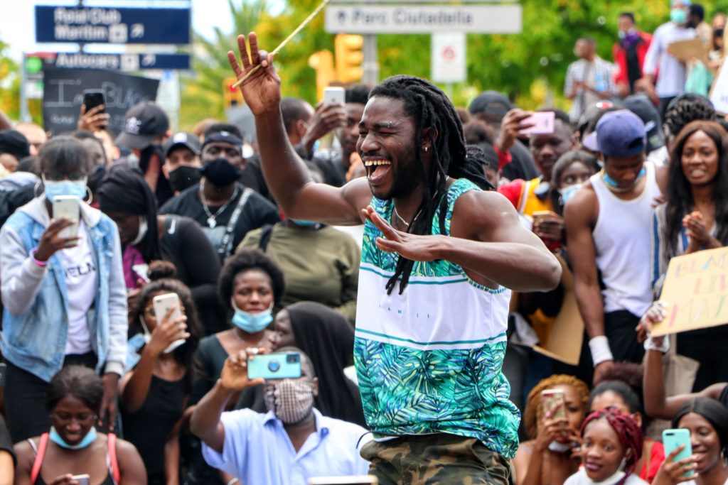 BLM Man Dancing