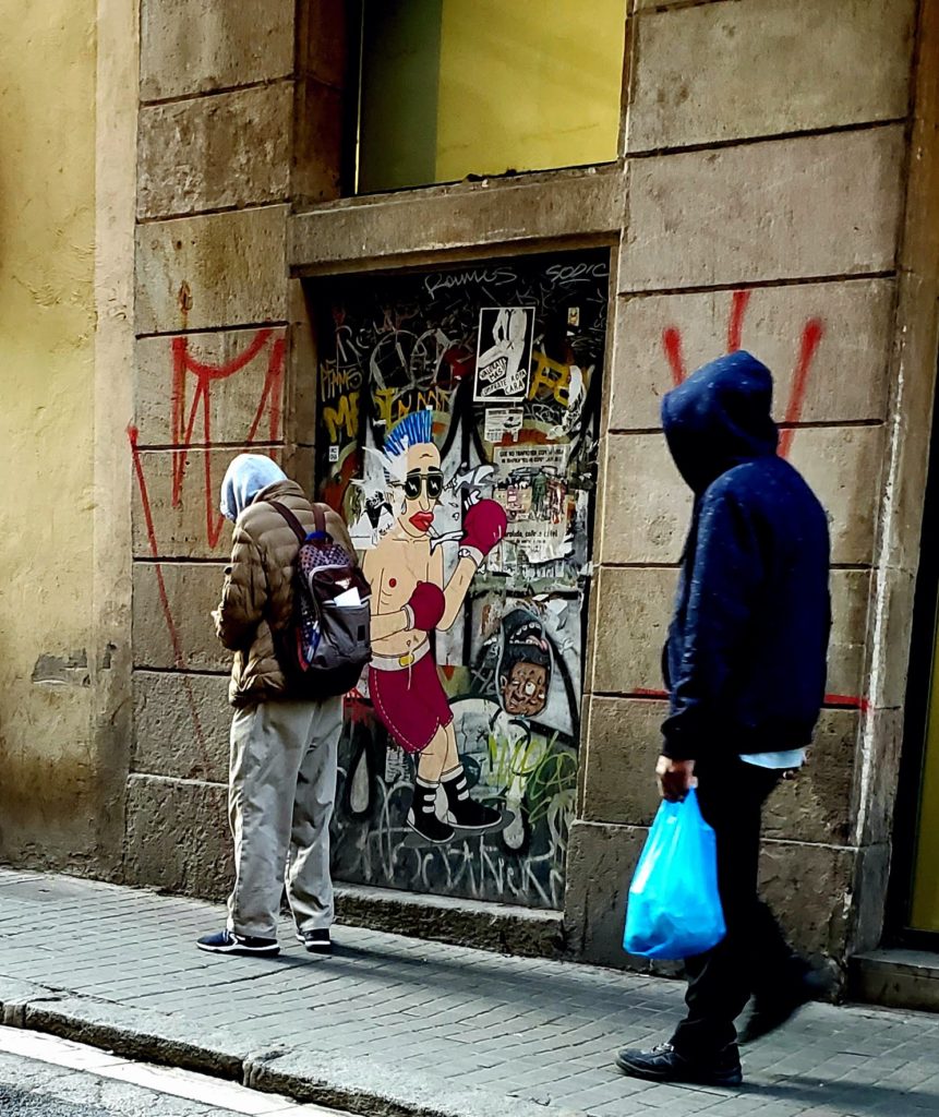 No face people